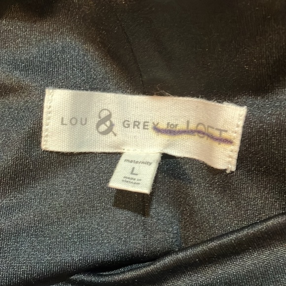 Lou & Grey maternity black pants L - Picture 5 of 6